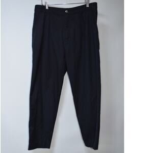 Marc by Marc Jacobs Black Tapered Pants Size 10 High Rise Pleated Front